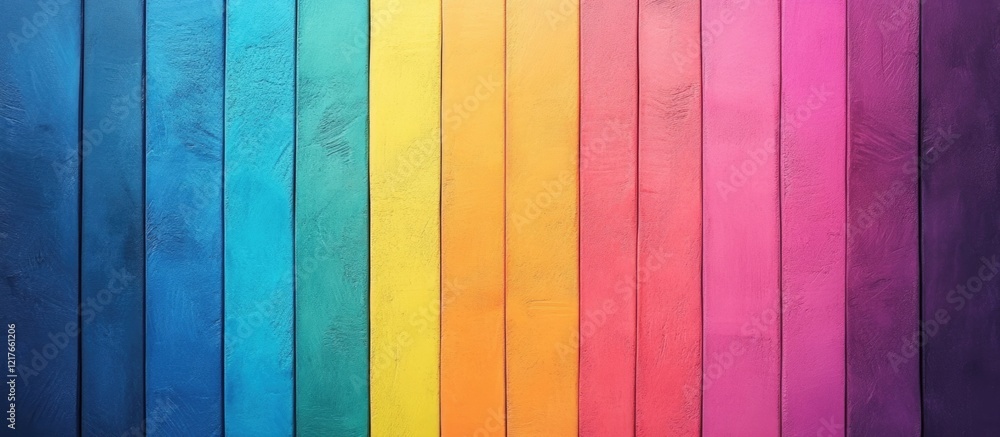 Poster Colorful Striped Chalkboard Background with Gradient Tones and Ample Copyspace for Text or Creative Designs