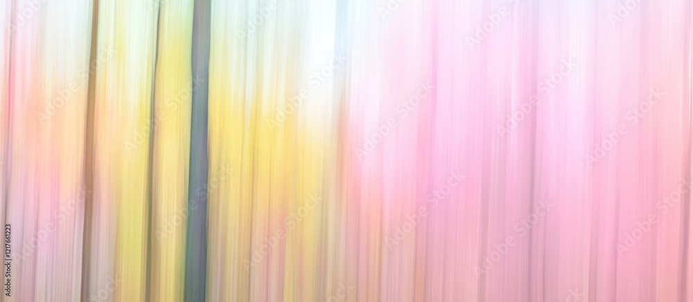 Poster Soft pastel abstract background with gentle light effects in a forest setting ideal for text overlay or design projects