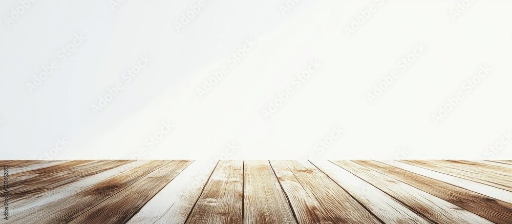 Poster spacious bright room with white walls and wooden floor providing ample empty space for text or desig