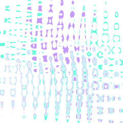 An abstract transparent psychedelic wavy spiral shape design element overlay.