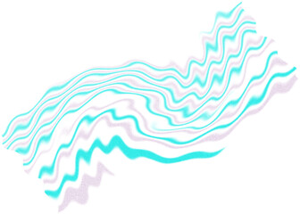 An abstract transparent psychedelic wavy spiral design element overlay.