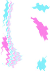 An abstract transparent psychedelic wavy spiral design element overlay.