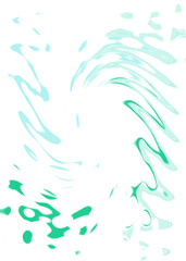 Obraz premium An abstract transparent psychedelic wavy spiral design element overlay.