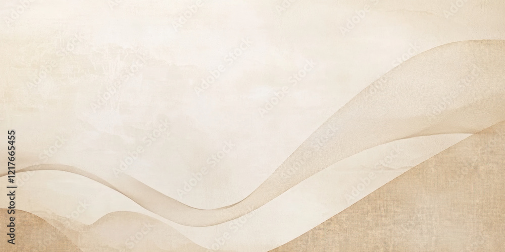 Poster minimalist background with smooth beige tones and subtle textured patterns, creating an elegant and 