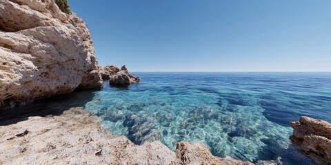 Ice cubes glisten with a frosty allure on a dark background, offering a refreshing contrast that evokes coolness and clarity.