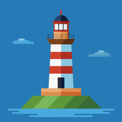 lighthouse on the island