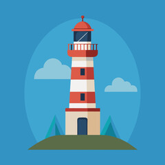 lighthouse on the island