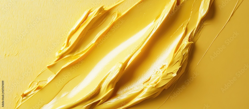 Poster bright gold yellow abstract background with smooth texture and empty space for text or graphic eleme