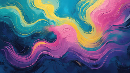 Fototapeta premium abstract background with waves
