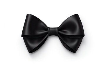 Black Ribbon Bow - A Beautiful and Elegant Design Element for Your Next Event or Gift Giving Occasion