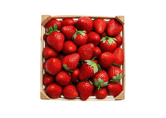 box of strawberries