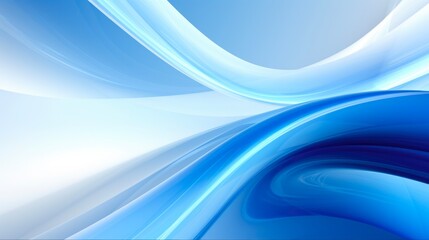 Fototapeta premium Blue Energy Impulse: Abstract 3D Background with Ambient Analog Audio Amplitude