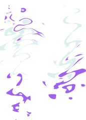 An abstract transparent psychedelic wavy spiral design element overlay.