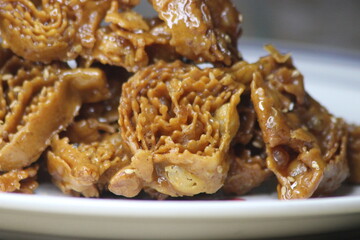 Moroccan Chebakia Close Up