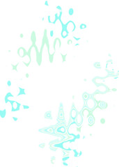 An abstract transparent psychedelic wavy spiral design element overlay.