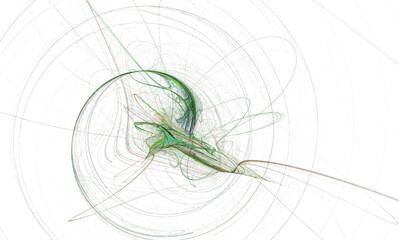 Crazy mystical coloured light effects. Incredible combinations of abstract light lines. Creative...