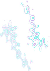 An abstract transparent psychedelic wavy spiral shape design element overlay.