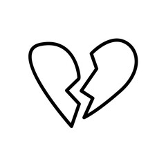 love design icon, icon with basic love design.