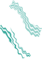 An abstract transparent psychedelic wavy spiral shape design element overlay.