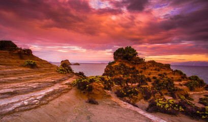amscenic greek island, wonderful view on Corfuazing greek island, picturesque coast on Corfu