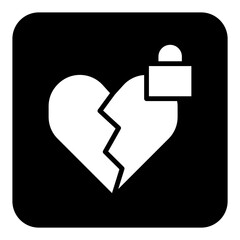 love design icon, icon with basic love design.