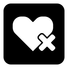 love design icon, icon with basic love design.