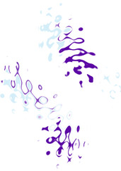 An abstract transparent psychedelic wavy spiral shape design element overlay.