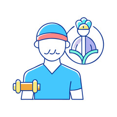 trainer icon, trainer vector illustration-simple illustration of trainer, perfect for trainer logos and icons