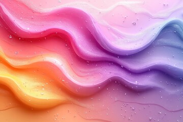 Wallpaper background in pastel colors with wavy lines