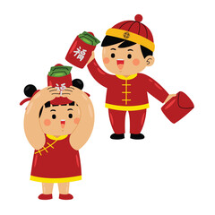 Kids celebrate Chinese New Year