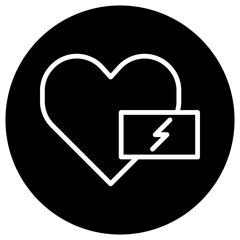 love design icon, icon with basic love design.