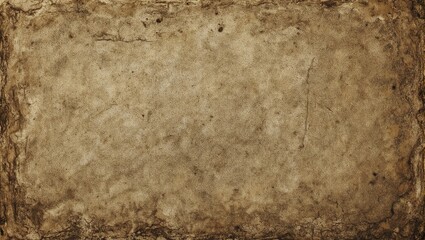 Naklejka premium Durable brown canvas fabric with creases and subtle wear marks