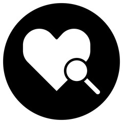 love design icon, icon with basic love design.