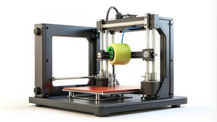 Fototapeta premium 3D Printer Manufacturing Object