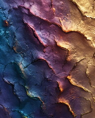 Fototapeta premium Skin texture with iridescent colors reminiscent of_005
