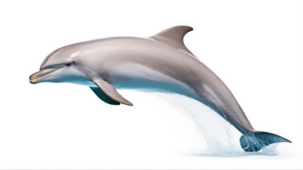 Graceful Leap of an Adult Bottlenose Dolphin in Honduras Waters