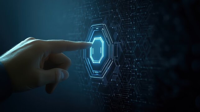 Hand engaging circuit button, activating electrical connection and power flow