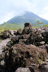 La Fortuna, Costa Rica - November 20, 2024 - walk around the Arenal volcano with breathtaking views...
