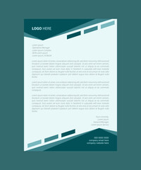 Professional Corporate Letterhead Design Template – Modern and Clean Business Stationery Layout