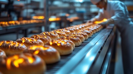 Automated Bread Production in a High-Tech Commercial Baking Facility