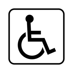Handicapped sign