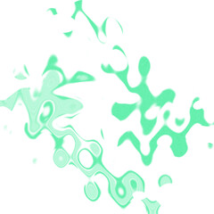 An abstract transparent psychedelic wavy vignette design element overlay.