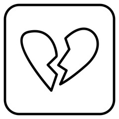 love design icon, icon with basic love design.