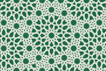 Vector arabesque islamic pattern 