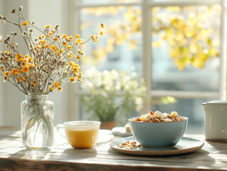 bowl of healthy yogurt