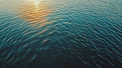Serene Lake Patterns with Soft Light Reflections