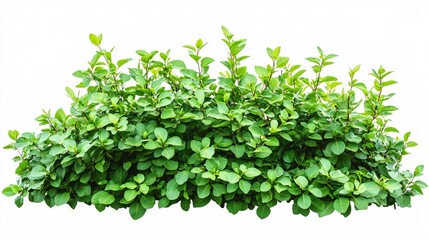 Obraz premium Lush green shrub enhances outdoor beauty with vibrant leaves.