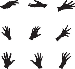 Versatile Hand Vector Designs for Every Project