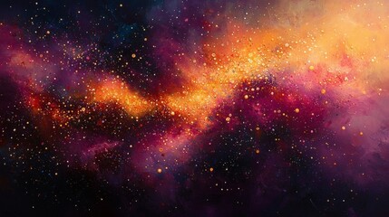 Cosmic Dance: A Celestial Tapestry of Vibrant Hues