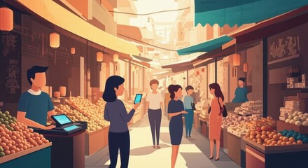 People's Economy in Traditional Markets.